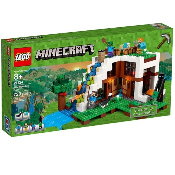 Lego set Minecraft the waterfall base LE21134